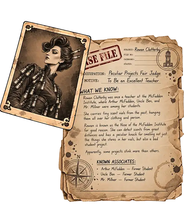 Rowan Clatterby case file